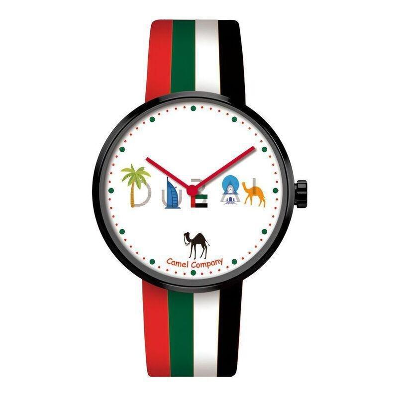 Camel Company UAE Flag Band Mens's Wrist Watch, , large image number 0
