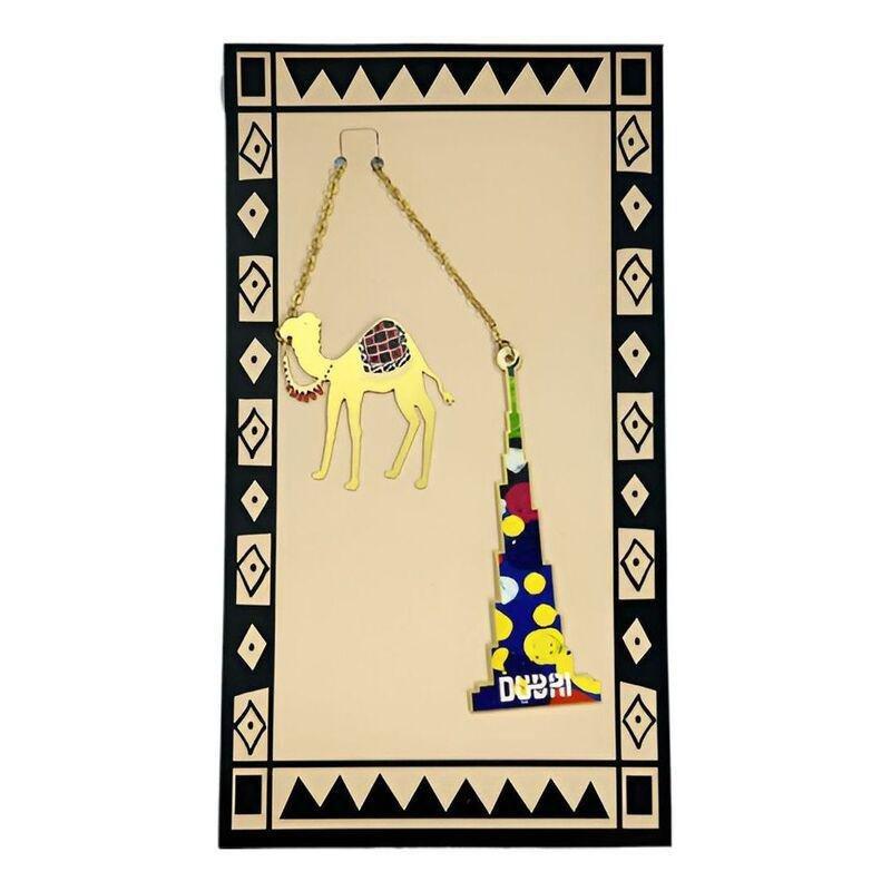 Camel Company Burj Khalifa Dotted Yellow Bookmark, , large image number 0