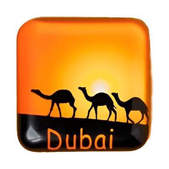 Camel Company Camel Safari Dubai Glass Magnet, , large image number 0