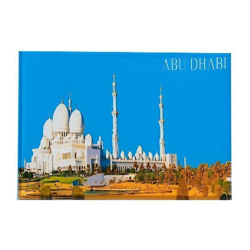Camel Company Abu Dhabi Mosque Day 74 Glass Magnet, , large image number 0