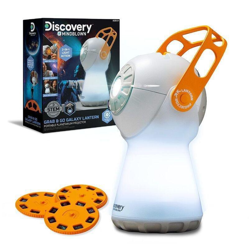 Discovery Mindblown Grab & Go Galaxy Lantern Portable Planetarium Projector, , large image number 0