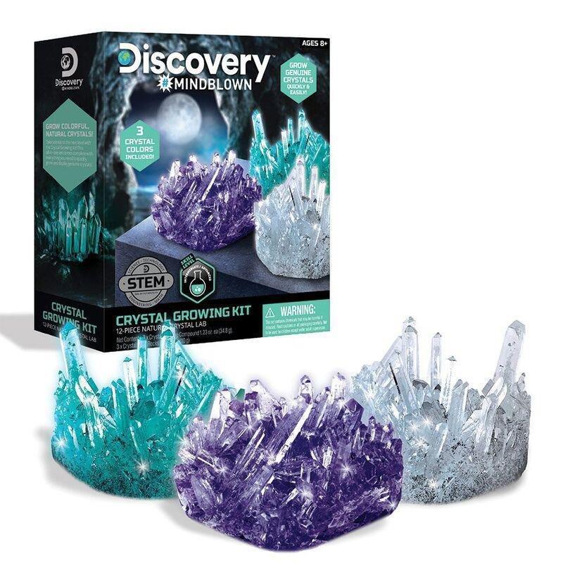 Discovery Mindblown Crystal Growing Kit 12 Piece Crystal Lab, , large image number 0