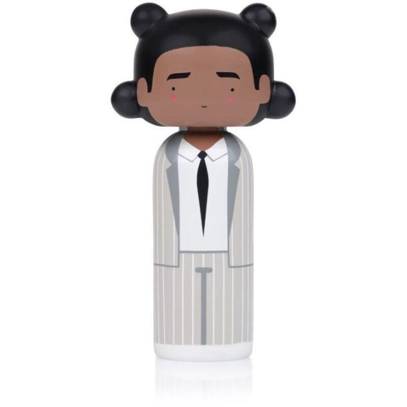 Lucie Kaas News Jean-Michael Basquiat 3-Pointed Crown Alder Wood Kokeshi Doll - 22.5 cm, , large image number 0