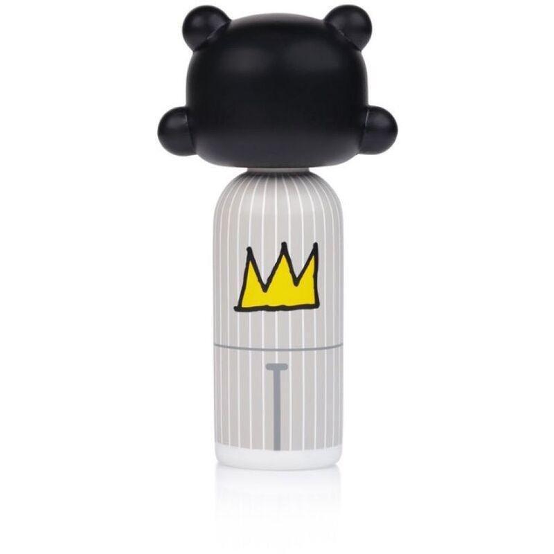 Lucie Kaas News Jean-Michael Basquiat 3-Pointed Crown Alder Wood Kokeshi Doll - 22.5 cm, , large image number 1