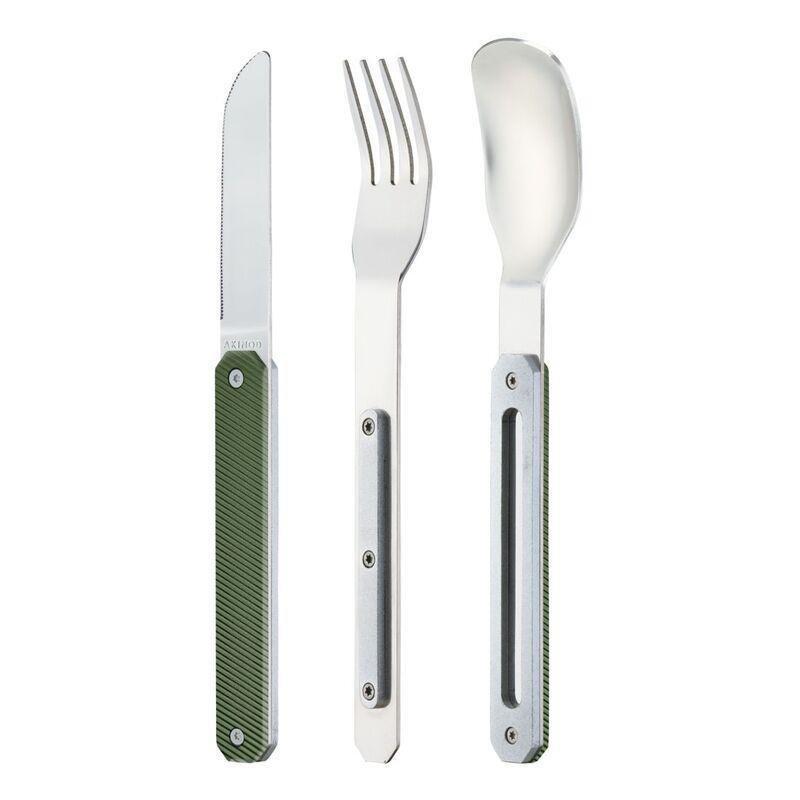 Akinod Straight Mirror Finish Cutlery 12H34 - Kaki, , large image number 1