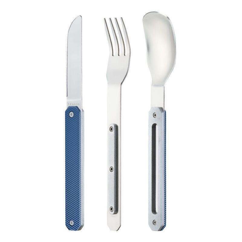 Akinod Straight Mirror Finish Cutlery 12H34 - Blue, , large image number 1