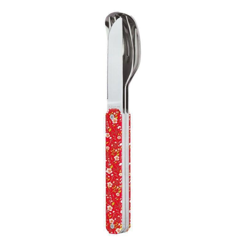 Akinod Straight Mirror Finish Cutlery 12H34 - Helianthemum Red, , medium