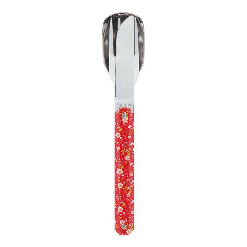 Akinod Straight Mirror Finish Cutlery 12H34 - Helianthemum Red, , large image number 2