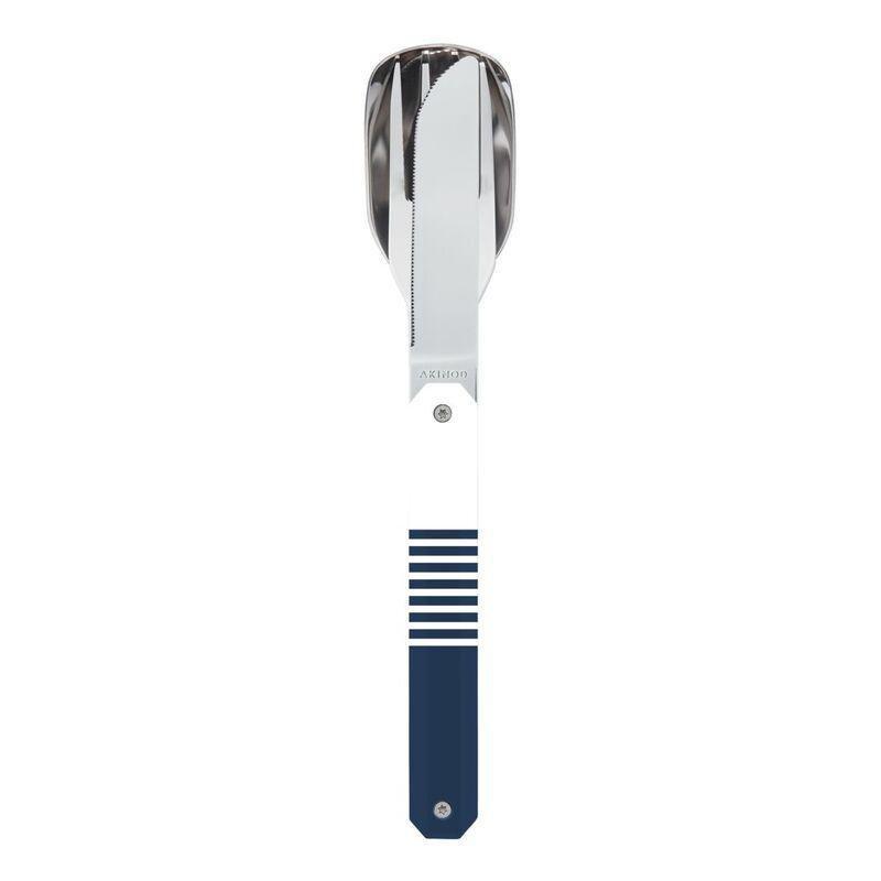 Akinod Straight Mirror Finish Cutlery 12H34 - Blue Mariniere, , large image number 2