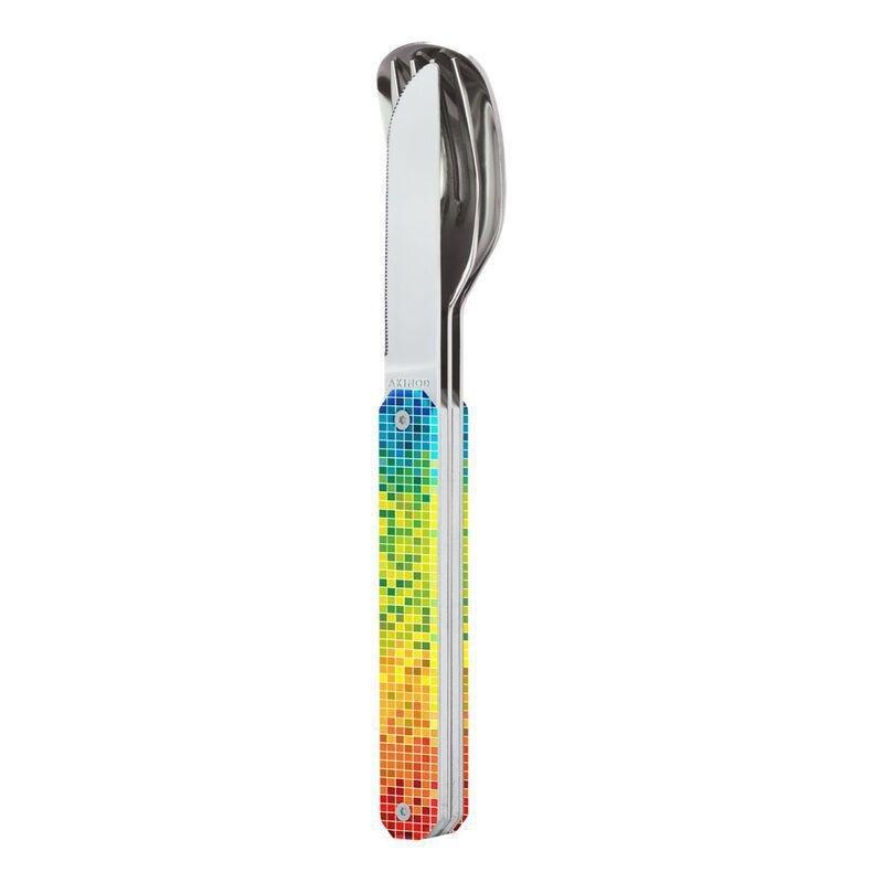 Akinod Straight Mirror Finish Cutlery 12H34 - Pixel, , medium