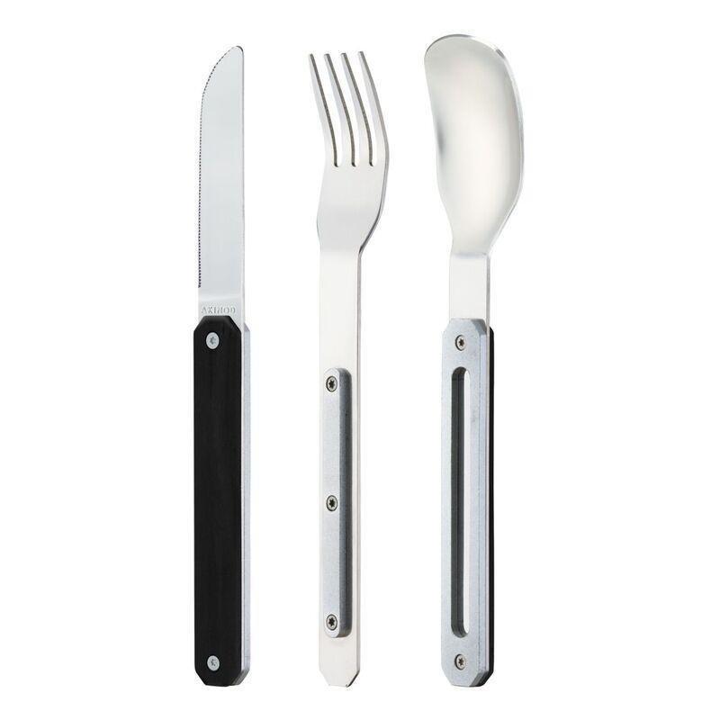 Akinod Straight Mirror Finish Cutlery 12H34 - Ebony Wood, , large image number 1