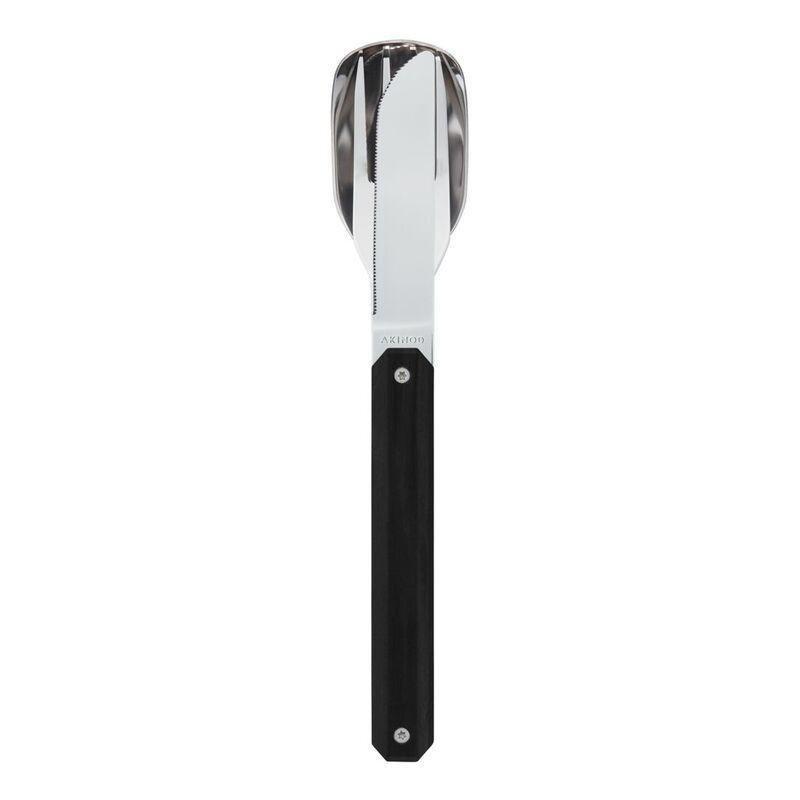 Akinod Straight Mirror Finish Cutlery 12H34 - Ebony Wood, , large image number 2