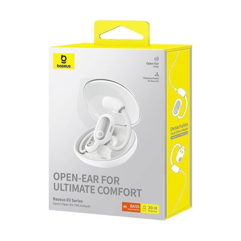 Baseus Eli Sport 1 Open-Ear TWS Earbuds - Stellar White, , large image number 3