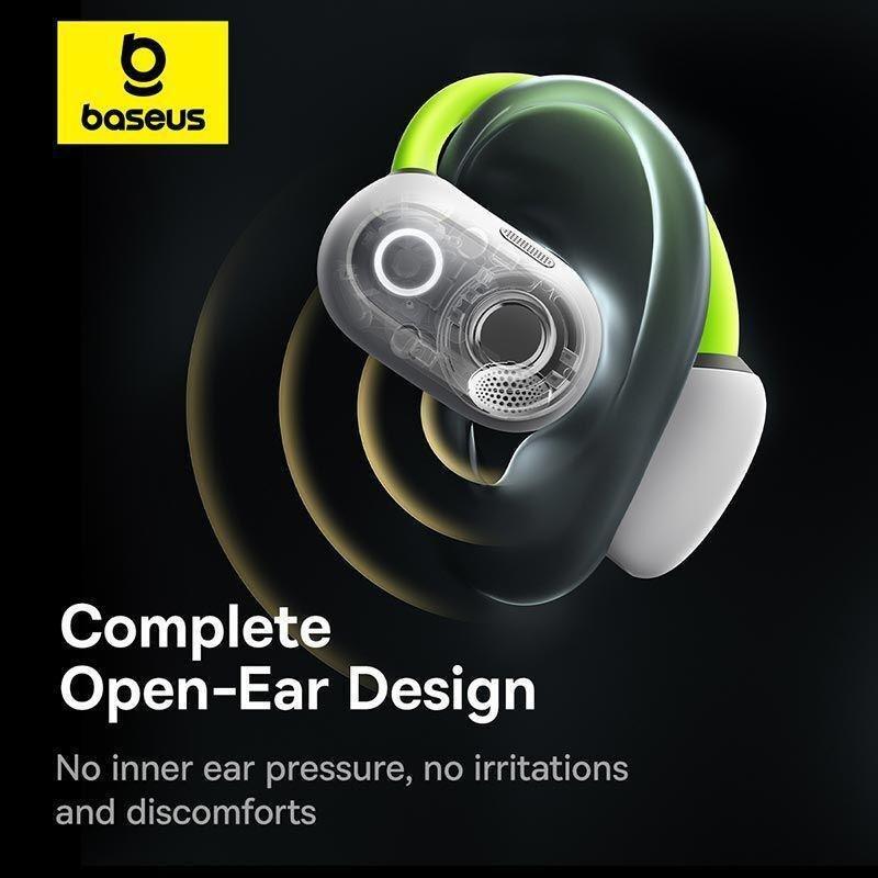 Baseus Eli Sport 1 Open-Ear TWS Earbuds - Aurora Green, , large image number 4