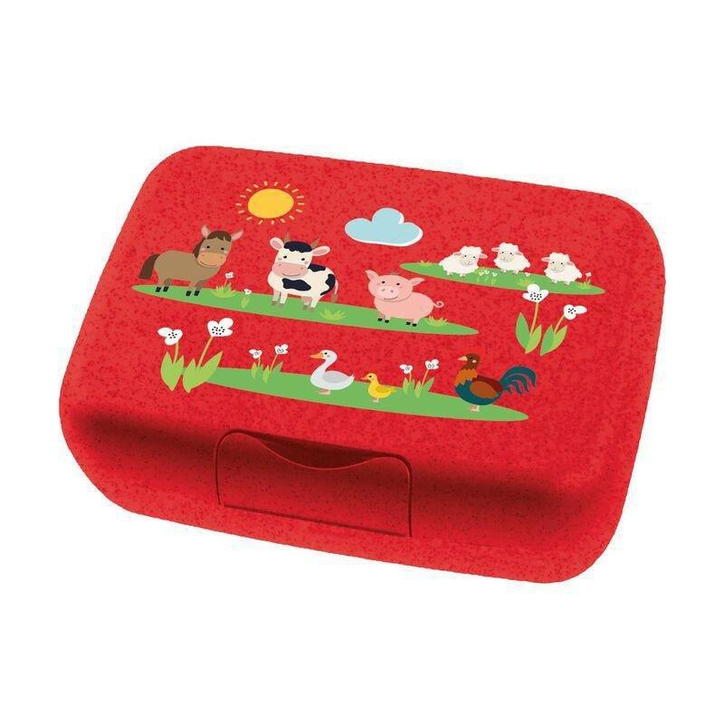 Koziol Candy L Farm Lunch Box With Separation Bowl - Red, , large image number 0