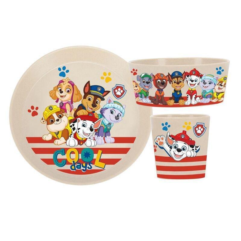 Koziol Connect Paw Patrol Kids Small Plate + Bowl + Cup - Sand, , medium