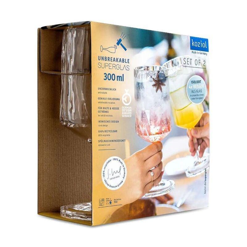 Koziol Superglas 300ml Cocktail Glass - Club 4 (Set of 2), , large image number 2