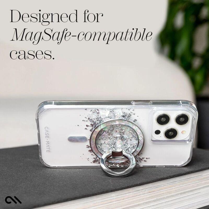 Case-Mate - Magnetic Ring Stand Works With Magsafe - Mother Of Pearl, , large image number 1