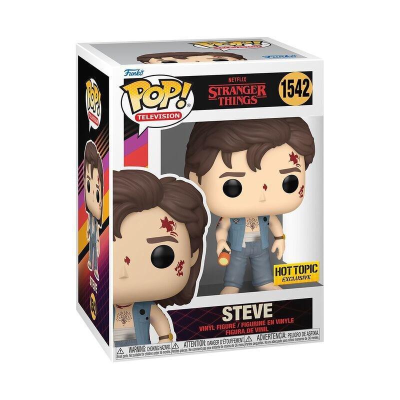 Funko Pop! Television Stranger Things Steve Battledamage 3.75-Inch Vinyl Figure, , large image number 0