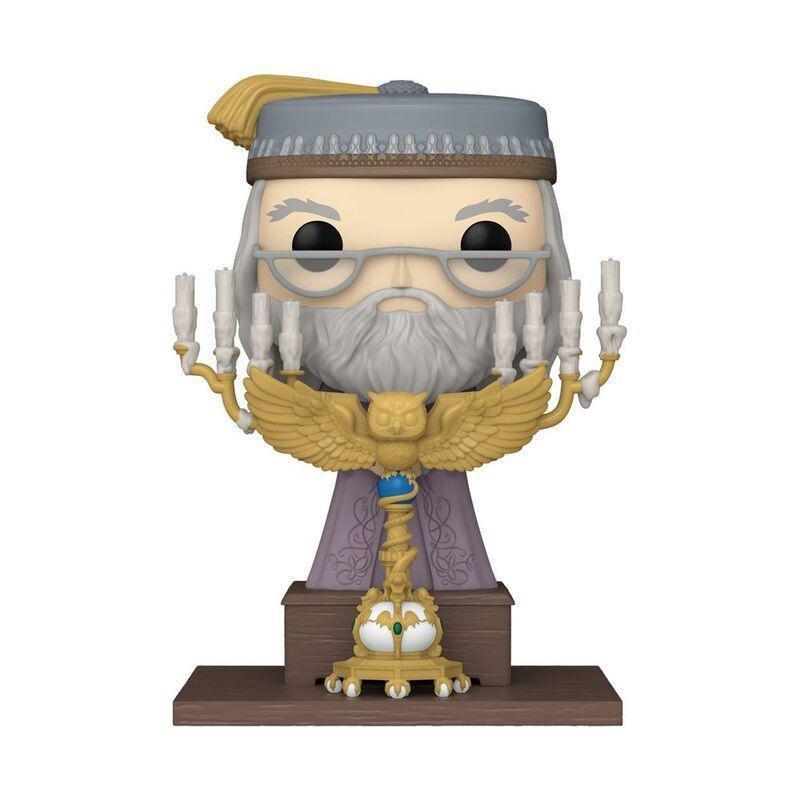 Funko Pop! Deluxe Movies Harry Potter The Prisoner of Azkaban Dumbledore With Podium 5-Inch Vinyl Figure, , large image number 0