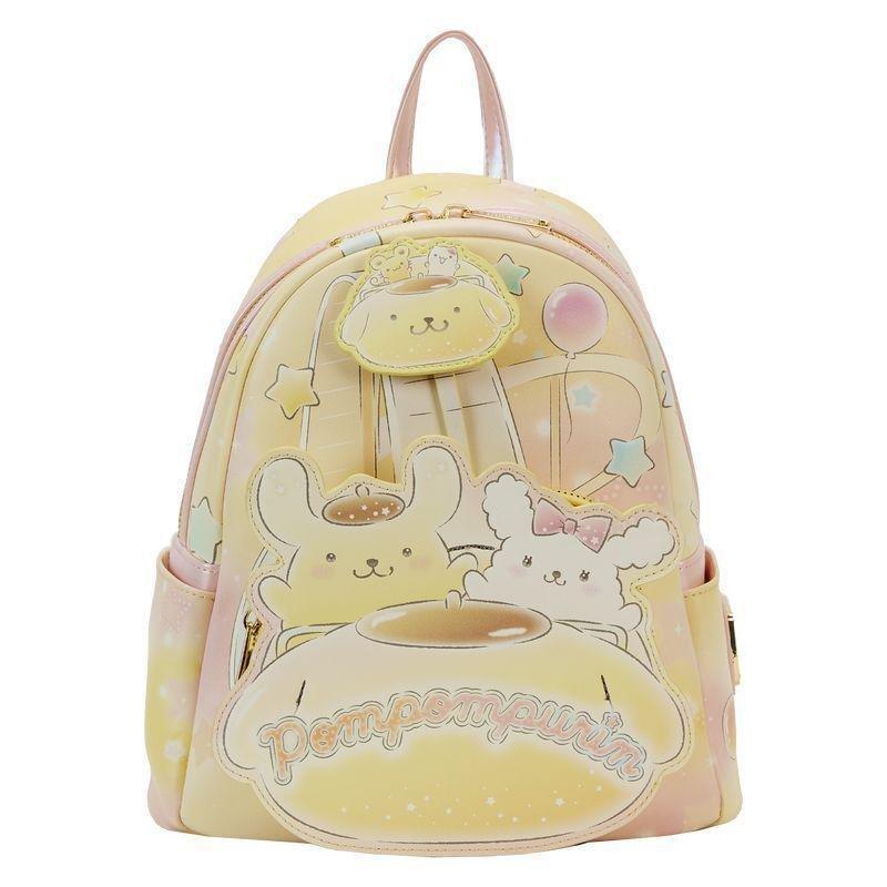 Loungefly! Leather Sanrio Pompompurin Carnival Mini Backpack, , large image number 0