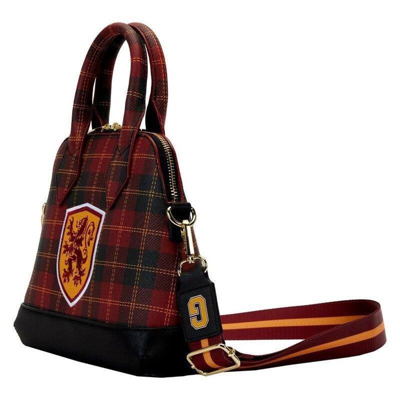 Loungefly! Leather Harry Potter Varsity Gryffindor Plaid Crossbody Shoulder Bag, , large image number 0