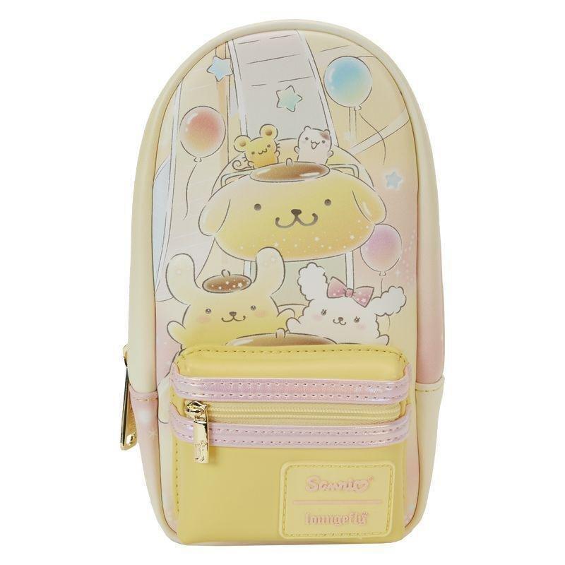 Loungefly! Stationary Sanrio Pompompurin Leather Pencil Case, , large image number 0