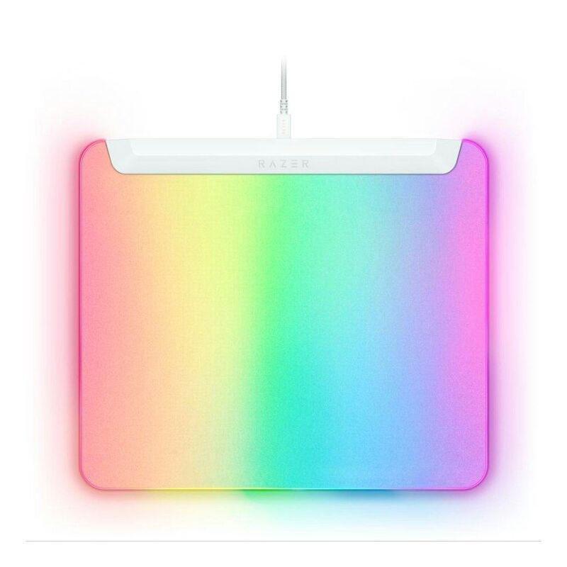 Razer Firefly V2 Pro Fully Illuminated RGB Gaming Mouse Mat - White (10.95 x 14.7 x 0.18-Inch), , medium