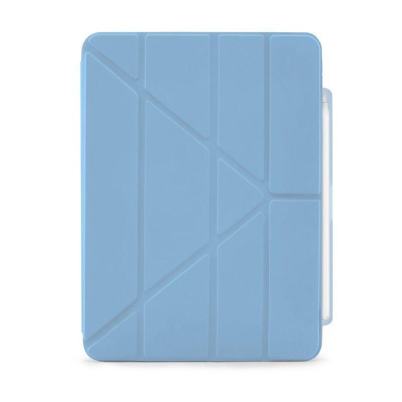 Pipetto iPad Air 11 Origami Folio Smart Case No.3 With Pencil Case - Light Blue, , medium