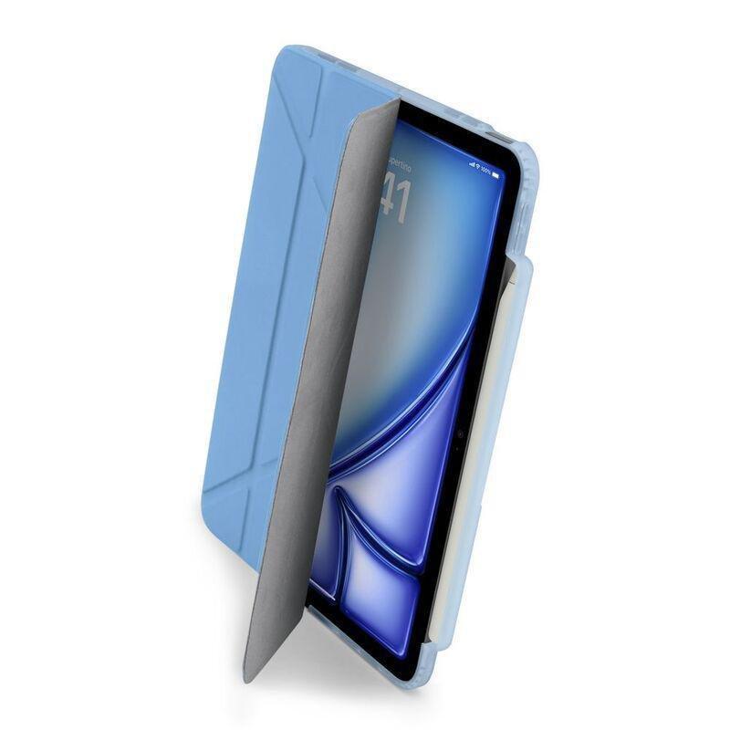 Pipetto iPad Air 11 Origami Folio Smart Case No.3 With Pencil Case - Light Blue, , large image number 5