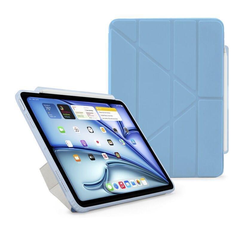 Pipetto iPad Air 11 Origami Folio Smart Case No.3 With Pencil Case - Light Blue, , large image number 7