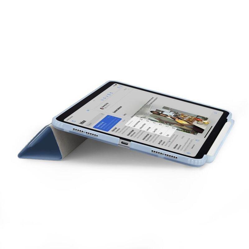 Pipetto iPad Air 11 Origami Folio Smart Case No.3 With Pencil Case - Light Blue, , large image number 8