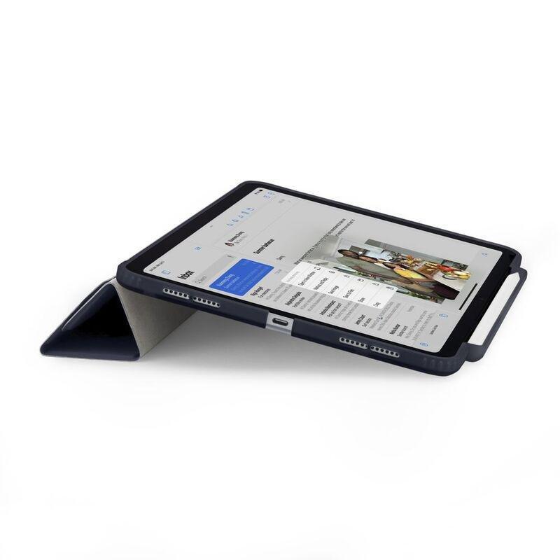 Pipetto iPad Pro11 Origami Folio Smart Case No.3 With Pencil Case - Dark Blue, , large image number 2