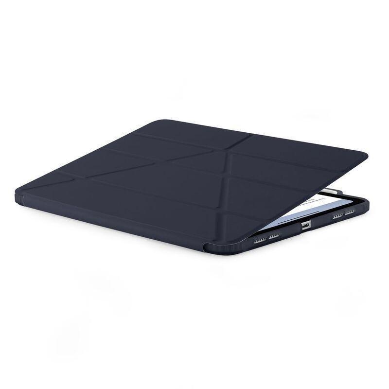 Pipetto iPad Pro11 Origami Folio Smart Case No.3 With Pencil Case - Dark Blue, , large image number 4