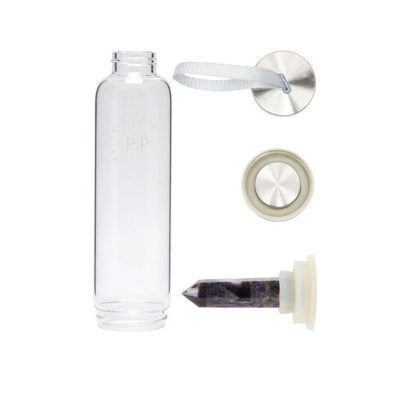 Prickly Pear Amethyst Interchangeable Crystal Water Bottle - 500ml, , large image number 3