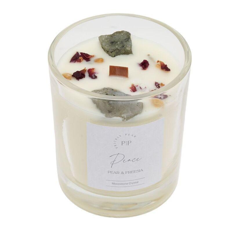 Prickly Pear Moonstone Crystal 'Peace' Scented Candle - 200G, , large image number 1