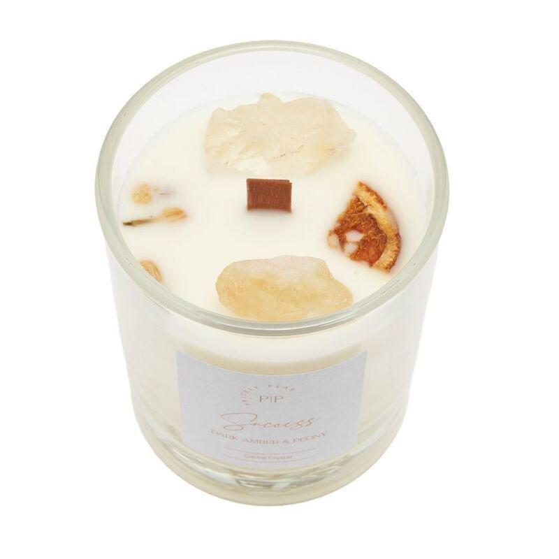 Prickly Pear Citrine Crystal 'Success' Scented Candle - 200G, , large image number 2