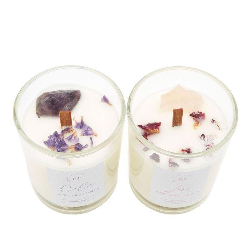 Prickly Pear Self Love Crystal Scented Candles Duo - 200G (Set of 2), , large image number 3
