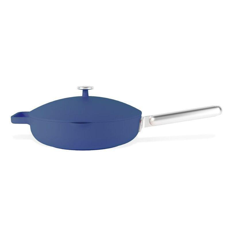 Nutricook One Cast Aluminum 26cm Cast Pan Blue + Food Choppi Blue Bundle, , large image number 2