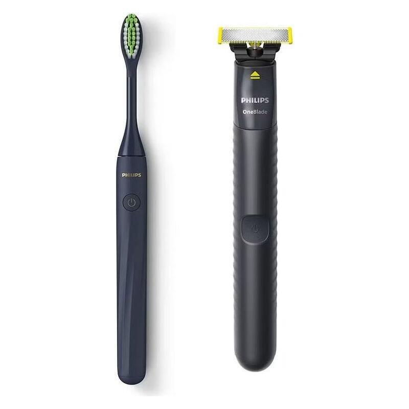 Philips Father's Day Duo Pack (Philips One Battery Toothbrush & One Blade Shaver), , large image number 0