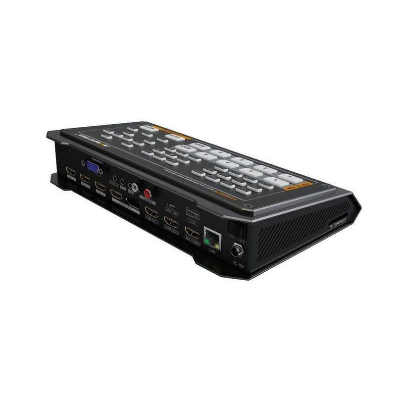Avmatrix HVS0401E 4CH HDMI/DP Video Switcher Panel For Recording Live Streaming - Black, , large image number 2
