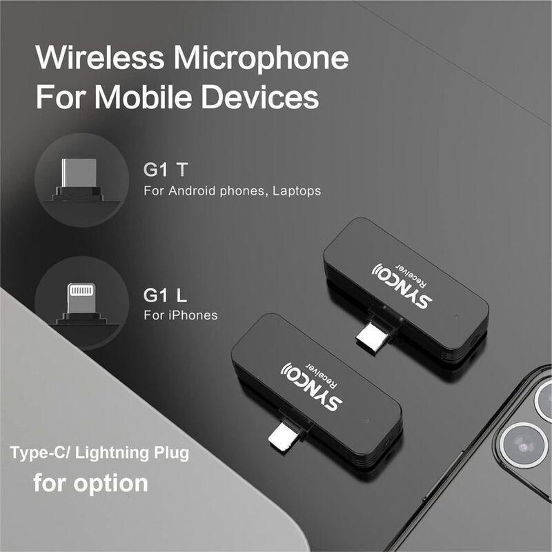 Synco G1L BK Best Wireless Microphone For Iphone – Black, , large image number 3