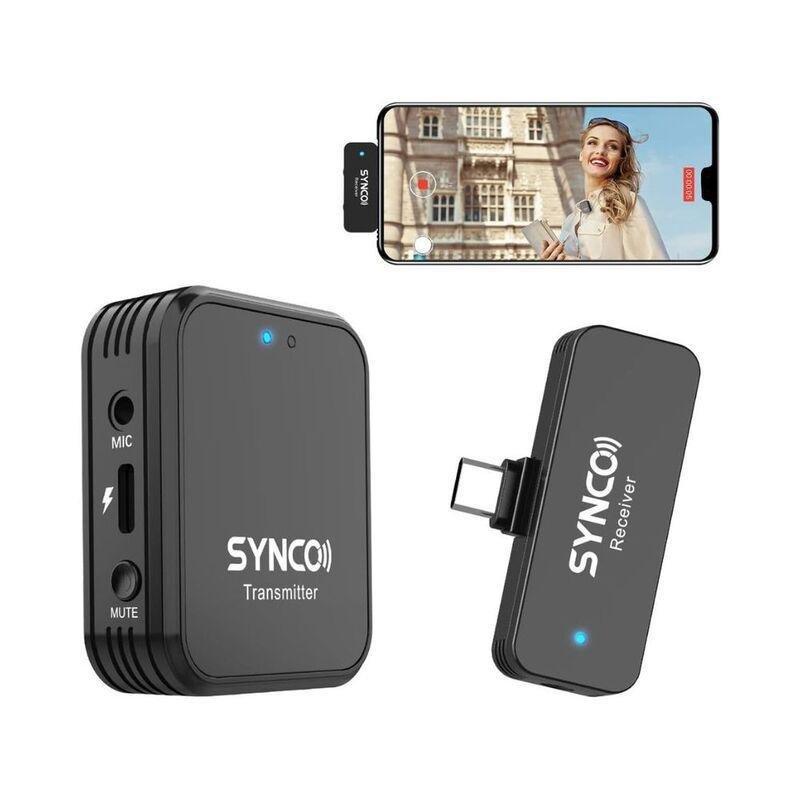 Synco G1T BK Wireless Lavalier Microphone For Android – Black, , large image number 1