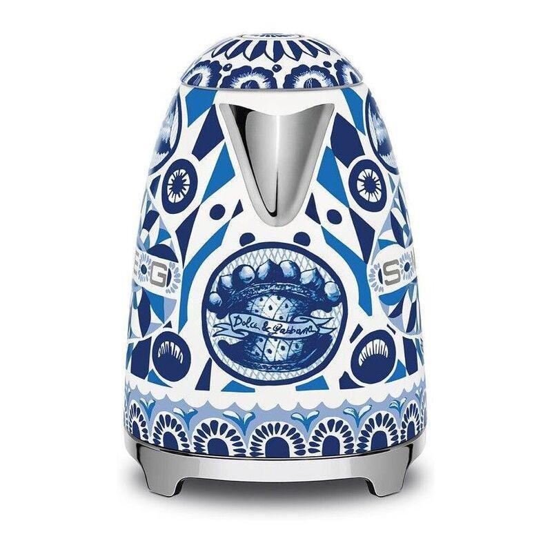 SMEG Electric Kettle 1.7L - Dolce & Gabbana Blue Mediterranio, , large image number 3