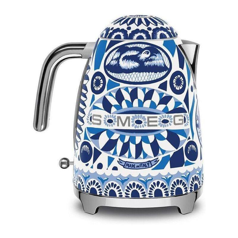 SMEG Electric Kettle 1.7L - Dolce & Gabbana Blue Mediterranio, , large image number 8