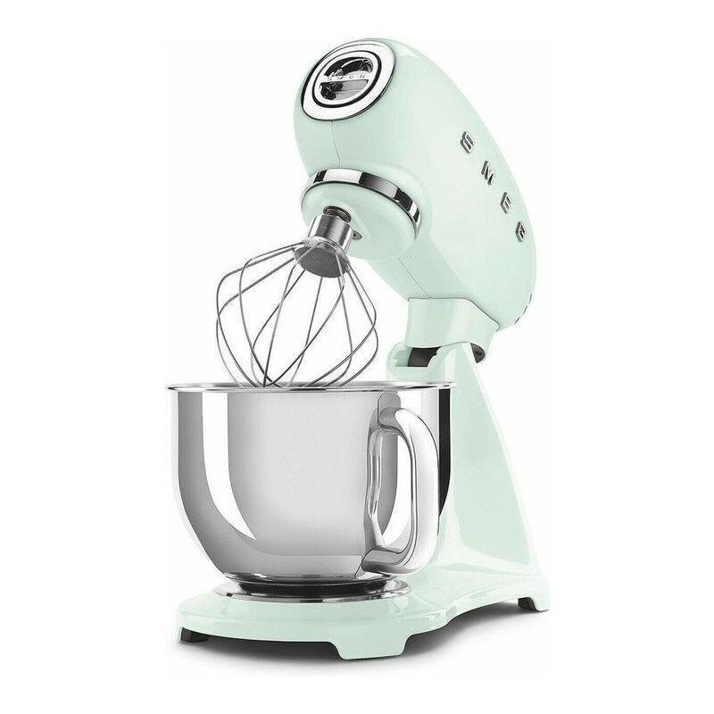 SMEG Stand Mixer Full Color with Stainless Steel Bowl - Pastel Green, , large image number 4