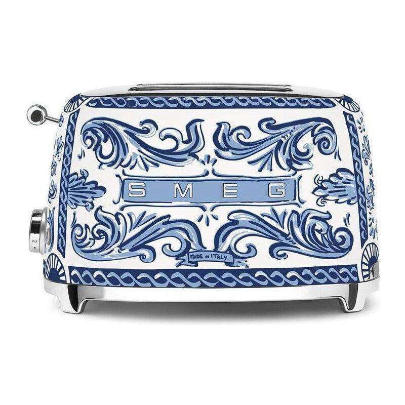SMEG 2-Slice Toaster - Dolce & Gabbana Blue Mediterranio, , medium