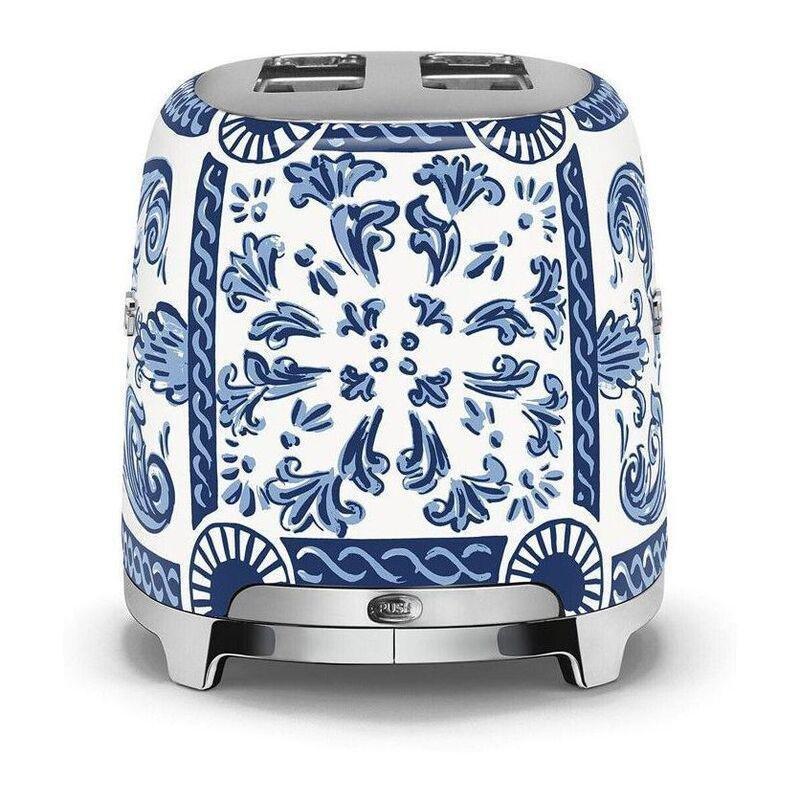 SMEG 2-Slice Toaster - Dolce & Gabbana Blue Mediterranio, , large image number 4