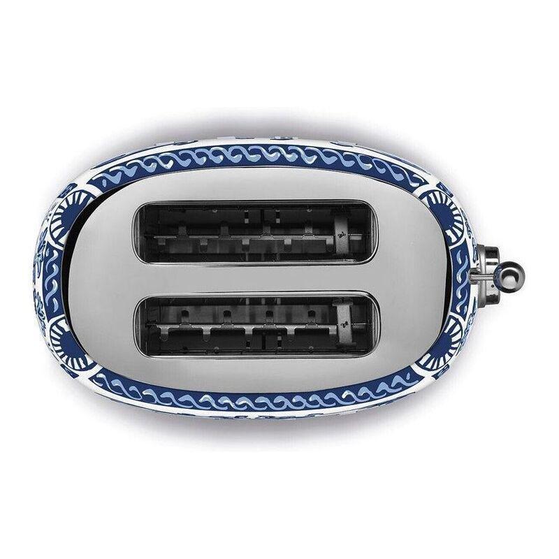 SMEG 2-Slice Toaster - Dolce & Gabbana Blue Mediterranio, , large image number 6