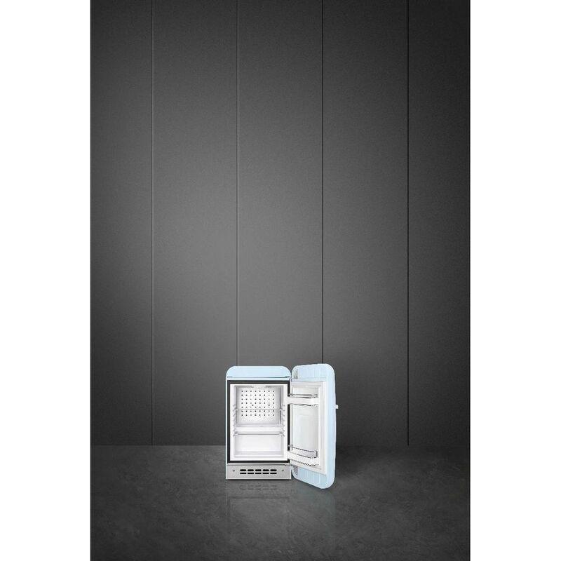 SMEG 50's Retro Style Single Door Mini Refrigerator 38L - Pastel Blue, , large image number 2